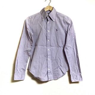ラルフローレン(Ralph Lauren)のRalphLauren(ラルフローレン) 長袖シャツ サイズ2 M メンズ - ライトパープル(シャツ)