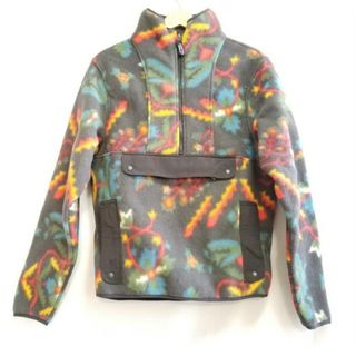 パタゴニア(patagonia)のPatagonia(パタゴニア) ブルゾン レディース - ダークグレー×レッド×マルチ 長袖/ハーフジップ/春/秋(ブルゾン)