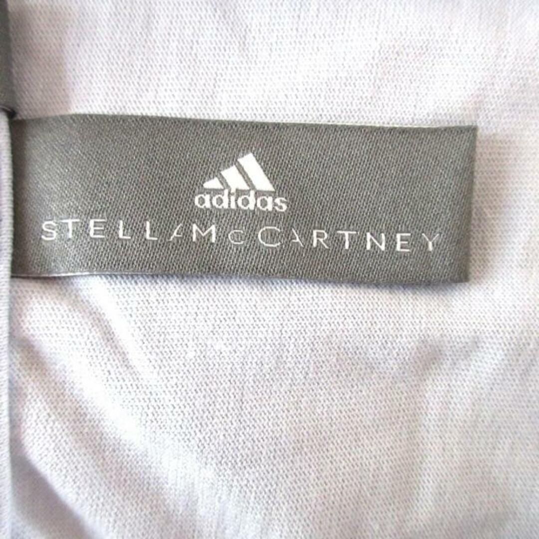 adidas by Stella McCartney(アディダスバイステラマッカートニー)のADIDAS BY STELLA McCARTNEY(アディダスバイステラマッカートニー) 半袖Tシャツ サイズS(J) レディース - ライトブルー×イエローグリーン×ピンク クルーネック レディースのトップス(Tシャツ(半袖/袖なし))の商品写真