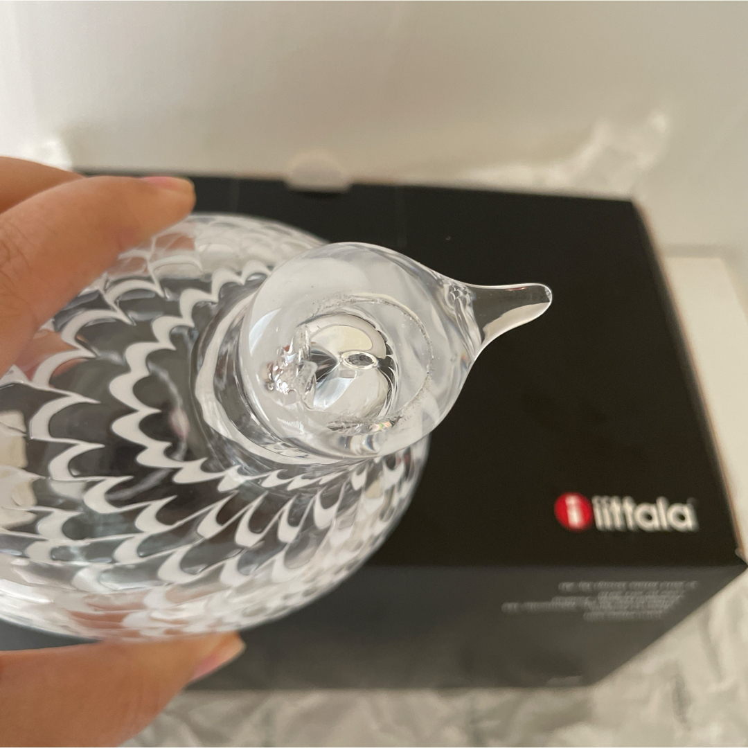 iittala(イッタラ)のiittalaイッタラ:バードoivaオイバトイッカ:メディエータードーブ エンタメ/ホビーの美術品/アンティーク(ガラス)の商品写真