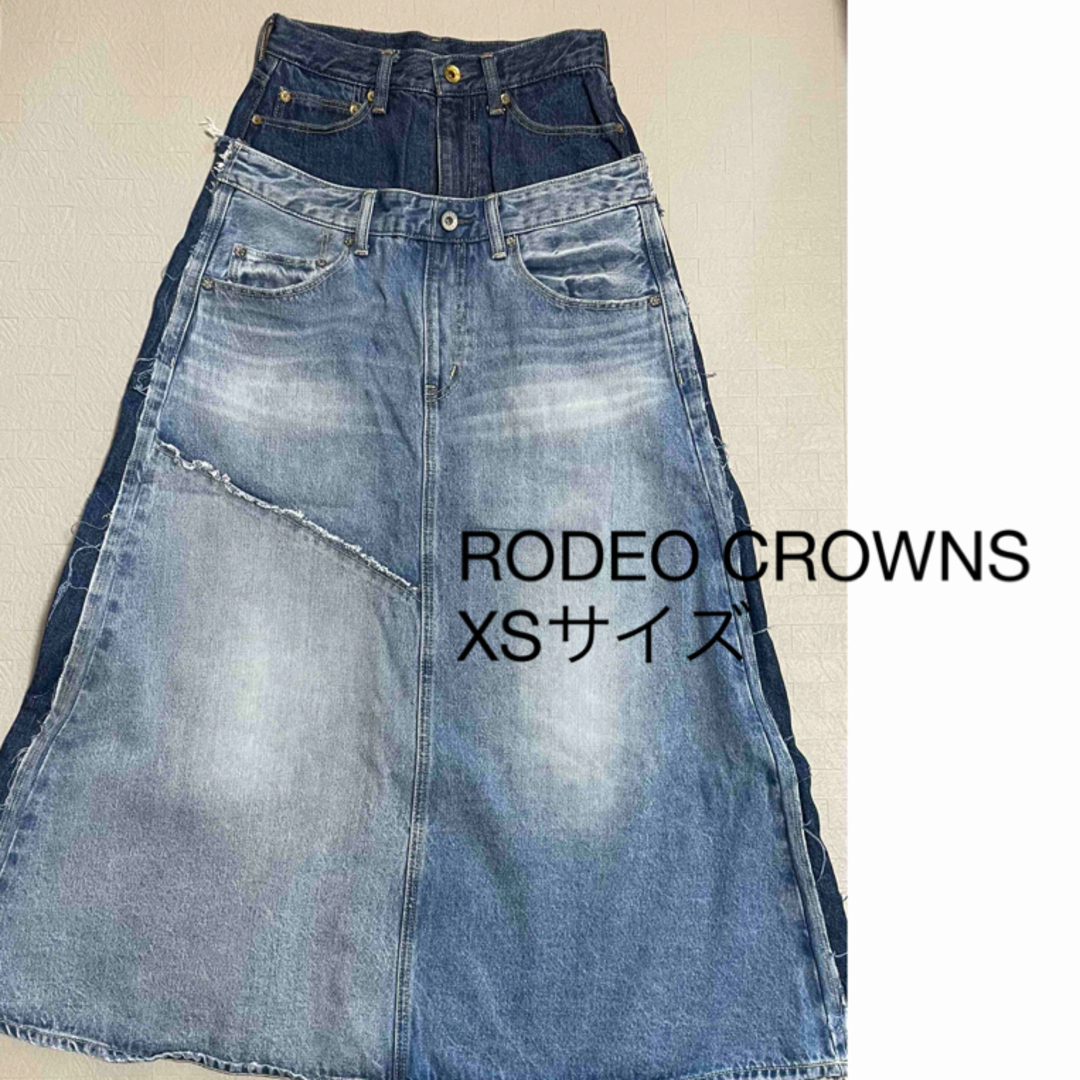RODEO CROWNS(ロデオクラウンズ)のRODEO CROWNS デニムロングスカート レディースのスカート(ロングスカート)の商品写真