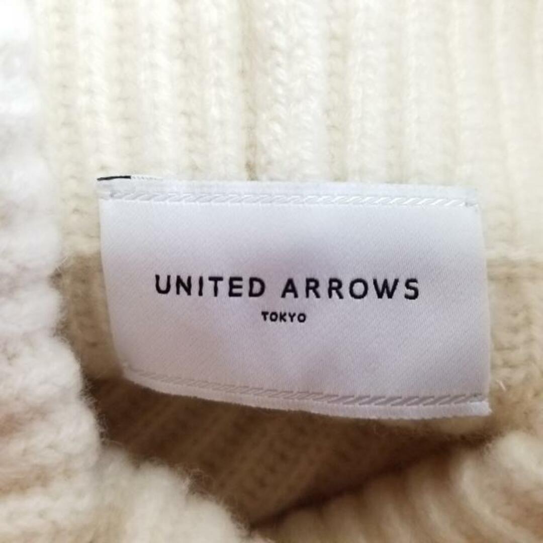 UNITED ARROWS(ユナイテッドアローズ)のUNITED ARROWS(ユナイテッドアローズ) ワンピース サイズ36 S レディース - 白 タートルネック/長袖/ひざ丈 レディースのワンピース(その他)の商品写真