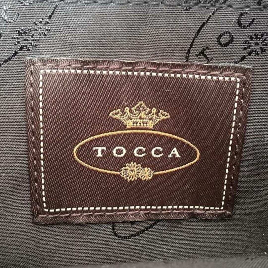 TOCCA(トッカ)のTOCCA(トッカ) トートバッグ美品  - 黒 レザー×キャンバス レディースのバッグ(トートバッグ)の商品写真