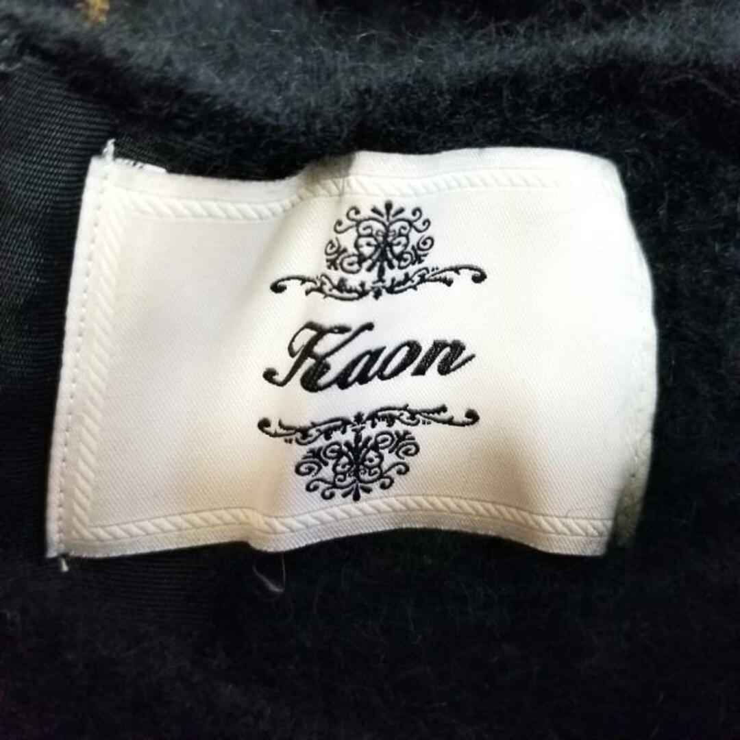 Kaon(カオン)のkaon(カオン) 長袖セーター サイズF レディース - 黒 クルーネック/カシミヤ レディースのトップス(ニット/セーター)の商品写真
