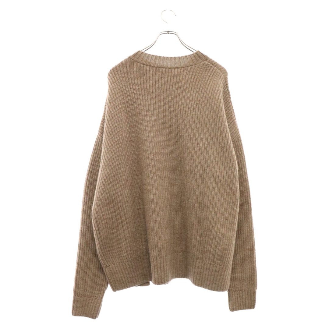 JOHN LAWRENCE SULLIVAN(ジョンローレンスサリバン)のJOHN LAWRENCE SULLIVAN ジョンローレンスサリバン FRONT SIDE BUTTONED CN SWEATER フロントサイドボタンニットセーター ブラウン 4B001-0120-36 メンズのトップス(ニット/セーター)の商品写真