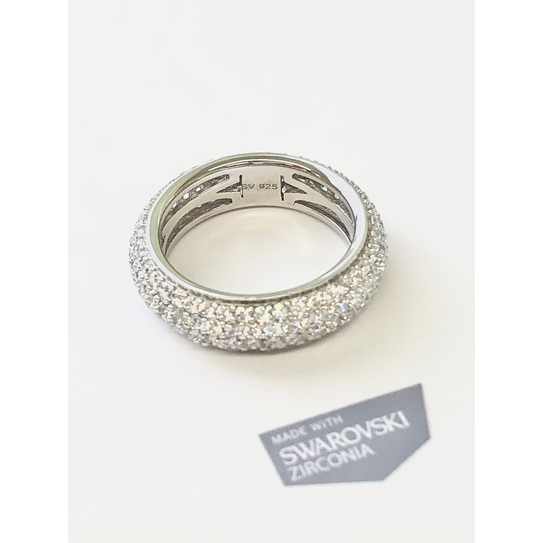 SWAROVSKI(スワロフスキー)のスターリング シルバー スワロフスキー CZ エタニティ パヴェ リング *新品 レディースのアクセサリー(リング(指輪))の商品写真