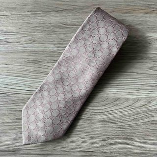 グッチ(Gucci)のGucci ネクタイ GGロゴ ピンク(ネクタイ)