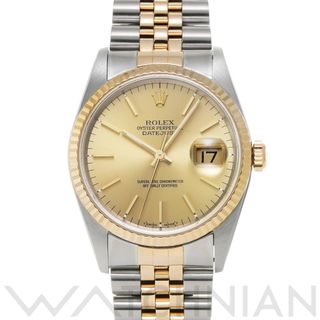 ロレックス(ROLEX)の中古 ロレックス ROLEX 16233 C番(1992年頃製造) シャンパン メンズ 腕時計(腕時計(アナログ))