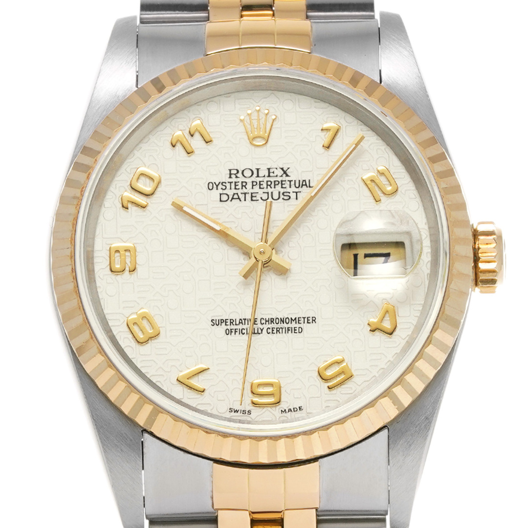 ROLEX(ロレックス)の中古 ロレックス ROLEX 16233 L番(1989年頃製造) アイボリーコンピュータ メンズ 腕時計 メンズの時計(腕時計(アナログ))の商品写真