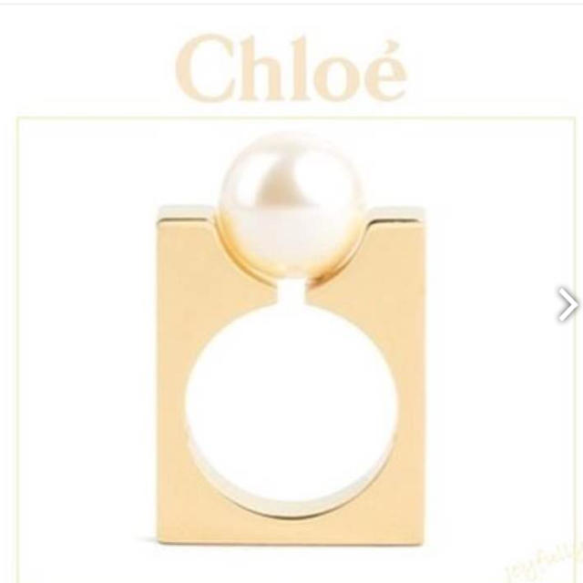 Chloe - Chloe スクエアパールリングの通販 by ,｜クロエならラクマ