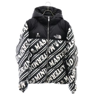 ザノースフェイス(THE NORTH FACE)のTHE NORTH FACE ザノースフェイス 18AW×MASTERMIND WORLD NUPTSE PUFFER JACKET ヌプシ パファー ダウンジャケット ブラック/ホワイト NF0A3V8F(ダウンジャケット)