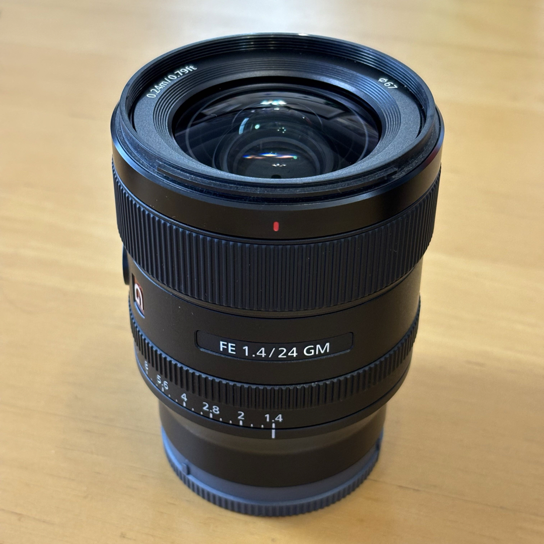 SONY(ソニー)の【美品】FE 24mm F1.4 GM SONY α Eマウント ワイド保証残有 スマホ/家電/カメラのカメラ(レンズ(単焦点))の商品写真