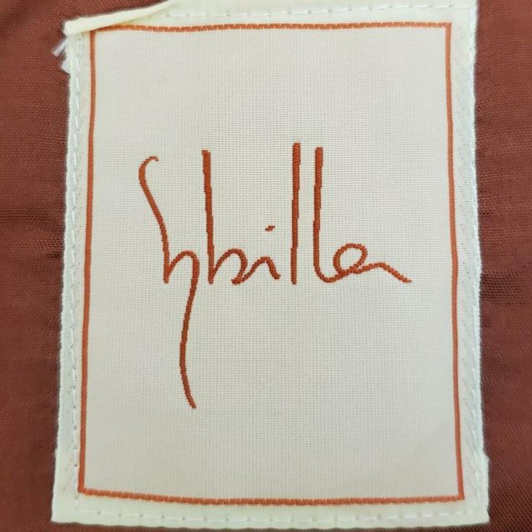 Sybilla(シビラ)のSybilla(シビラ) ワンピース サイズ40 XL レディース美品  - ボルドー クルーネック/半袖/ミニ レディースのワンピース(その他)の商品写真