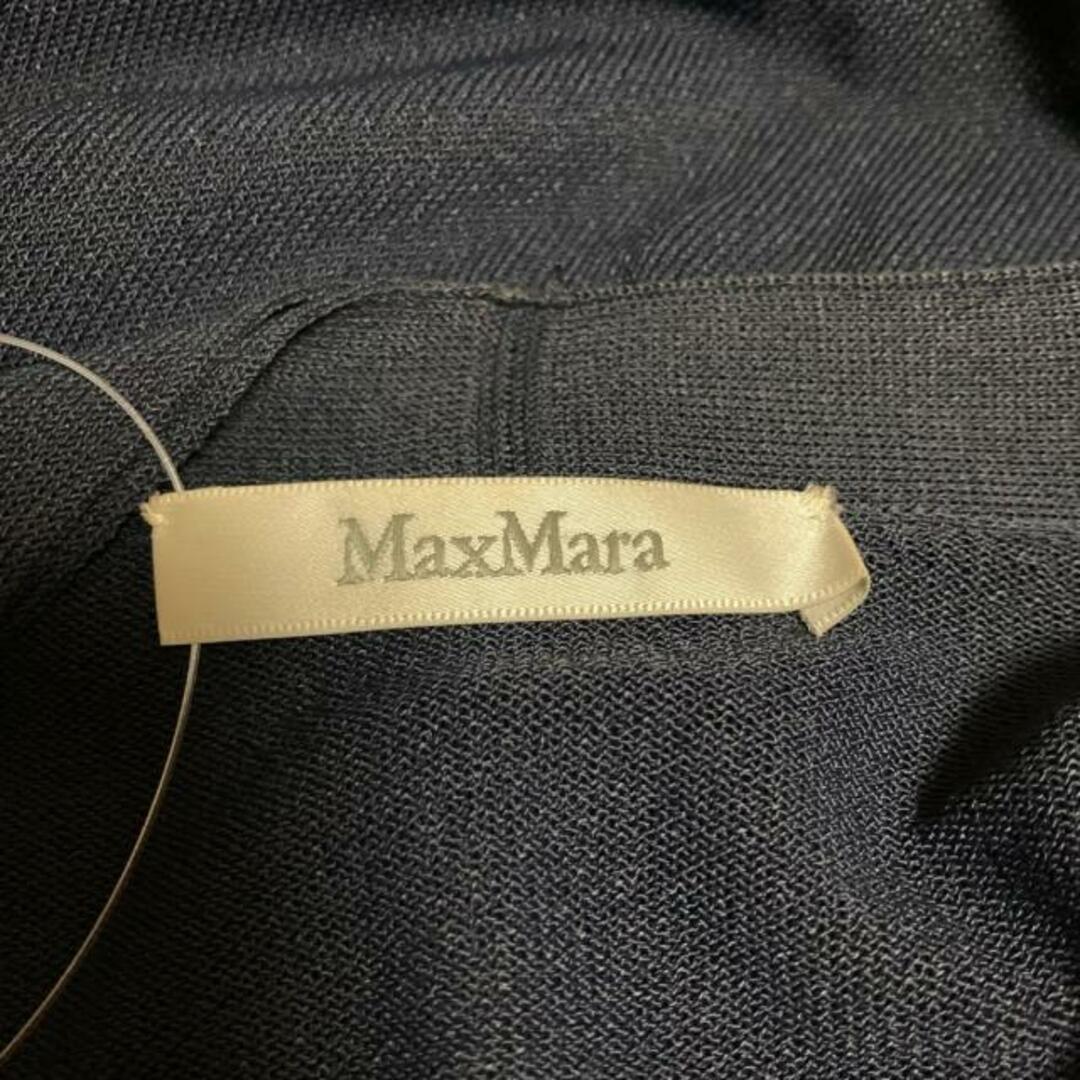 Max Mara(マックスマーラ)のMax Mara(マックスマーラ) カーディガン サイズS レディース - ダークネイビー 長袖 レディースのトップス(カーディガン)の商品写真