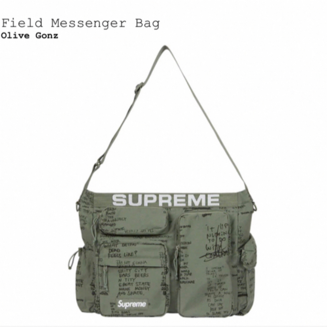 Supreme(シュプリーム)のSupreme  Field Messenger Bag Olive Gonz メンズのバッグ(メッセンジャーバッグ)の商品写真