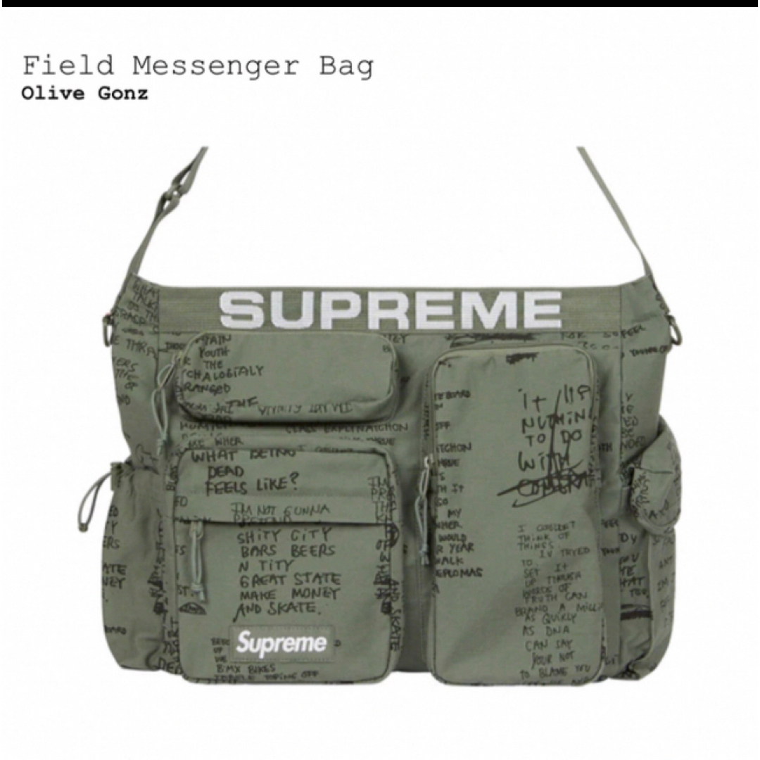 Supreme(シュプリーム)のSupreme  Field Messenger Bag Olive Gonz メンズのバッグ(メッセンジャーバッグ)の商品写真