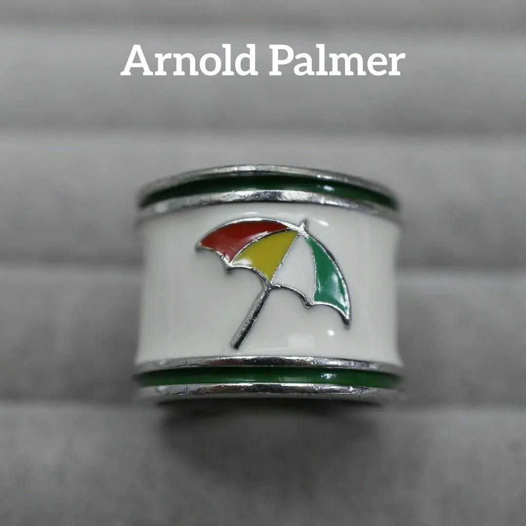 Arnold Palmer(アーノルドパーマー)の【匿名配送】 アーノルドパーマー リング 指輪 13号 シルバー ロゴ 白 レディースのアクセサリー(リング(指輪))の商品写真