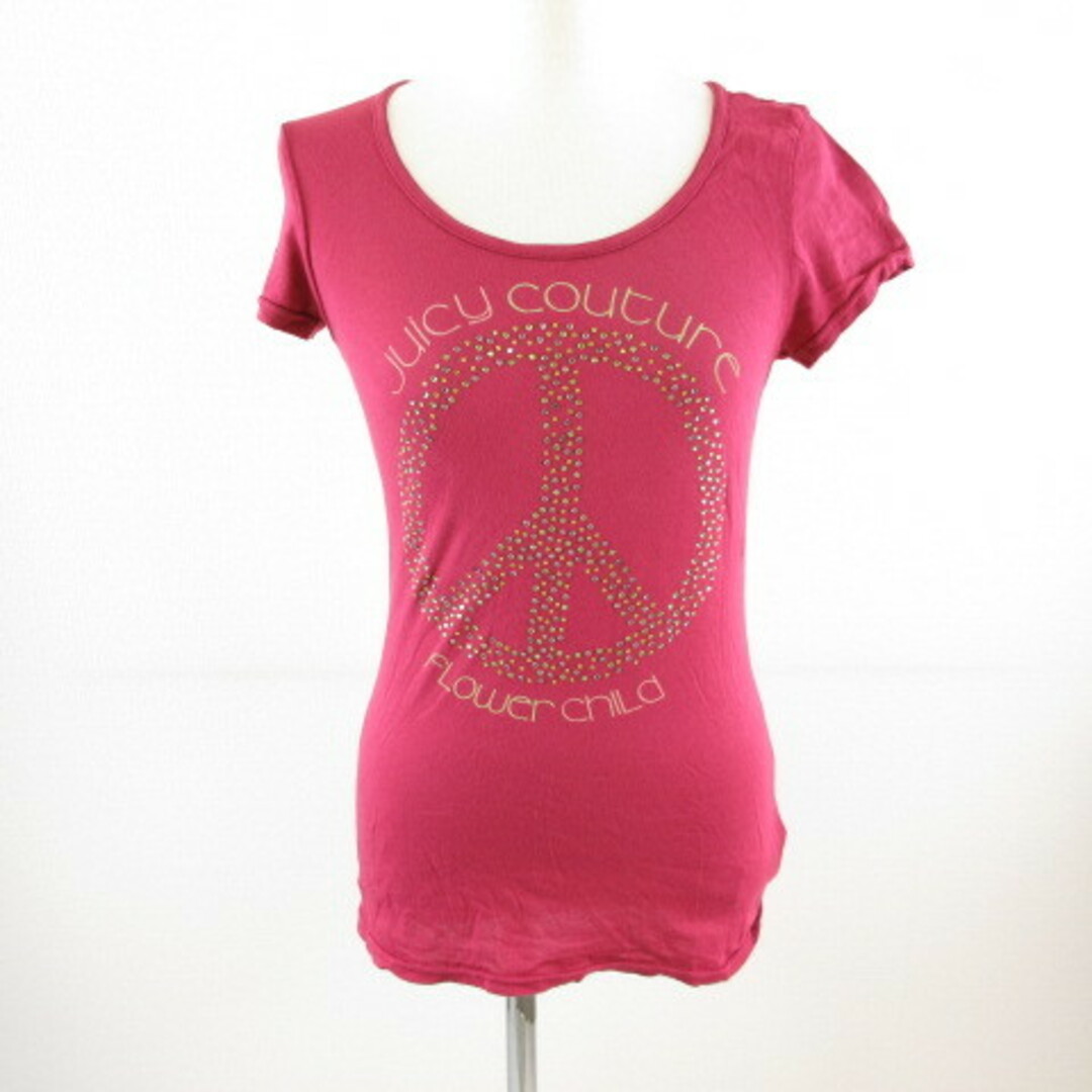 Juicy Couture(ジューシークチュール)のジューシークチュール JUICY COUTURE カットソー Tシャツ 半袖 レディースのトップス(Tシャツ(半袖/袖なし))の商品写真