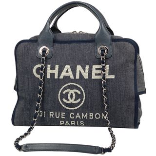 シャネル(CHANEL)のシャネル ドーヴィルライン チェーン トートバッグ レディース 【中古】(ショルダーバッグ)