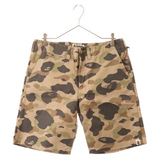 アベイシングエイプ(A BATHING APE)のA BATHING APE アベイシングエイプ 1st camo コットン 総柄 ハーフパンツ ショーツ ショートパンツ カーキ 001SP0801001X(ショートパンツ)