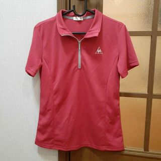 ルコックスポルティフ(le coq sportif)のルコックスポスティフ　半袖ハーフジップポロシャツ(ポロシャツ)