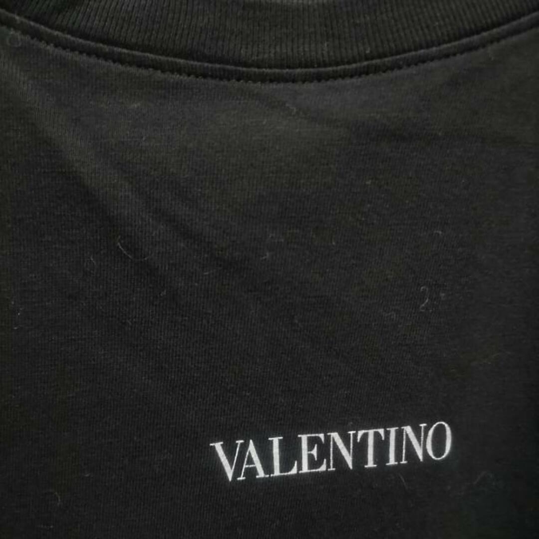 VALENTINO(ヴァレンティノ)のVALENTINO(バレンチノ) 半袖Tシャツ サイズXS レディース美品  - 黒×白 クルーネック 綿 レディースのトップス(Tシャツ(半袖/袖なし))の商品写真