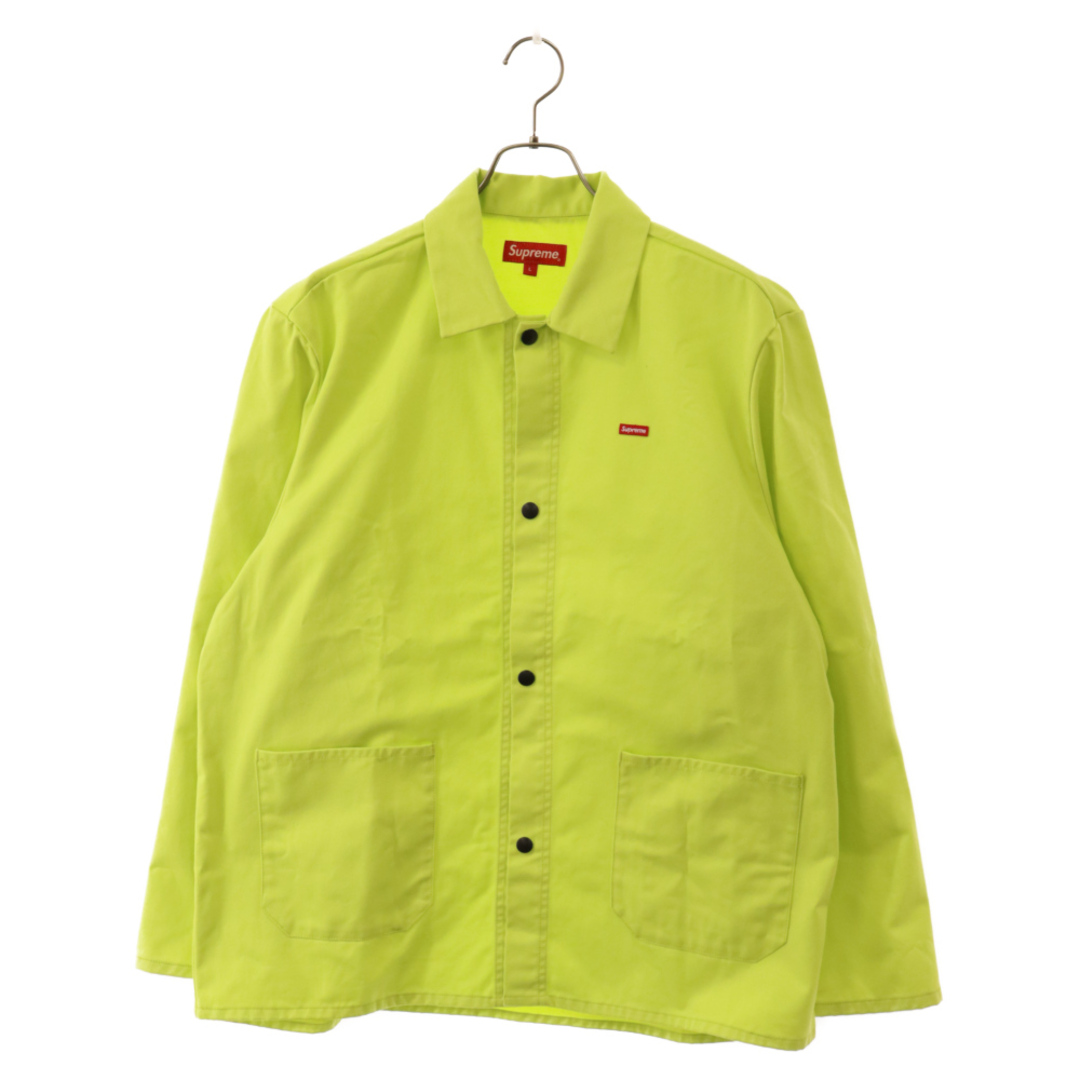 Supreme(シュプリーム)のSUPREME シュプリーム 19SS Small Box Shop Jacket スモールボックス ショップジャケット コーチジャケット ブルゾン ライムグリーン メンズのジャケット/アウター(フライトジャケット)の商品写真