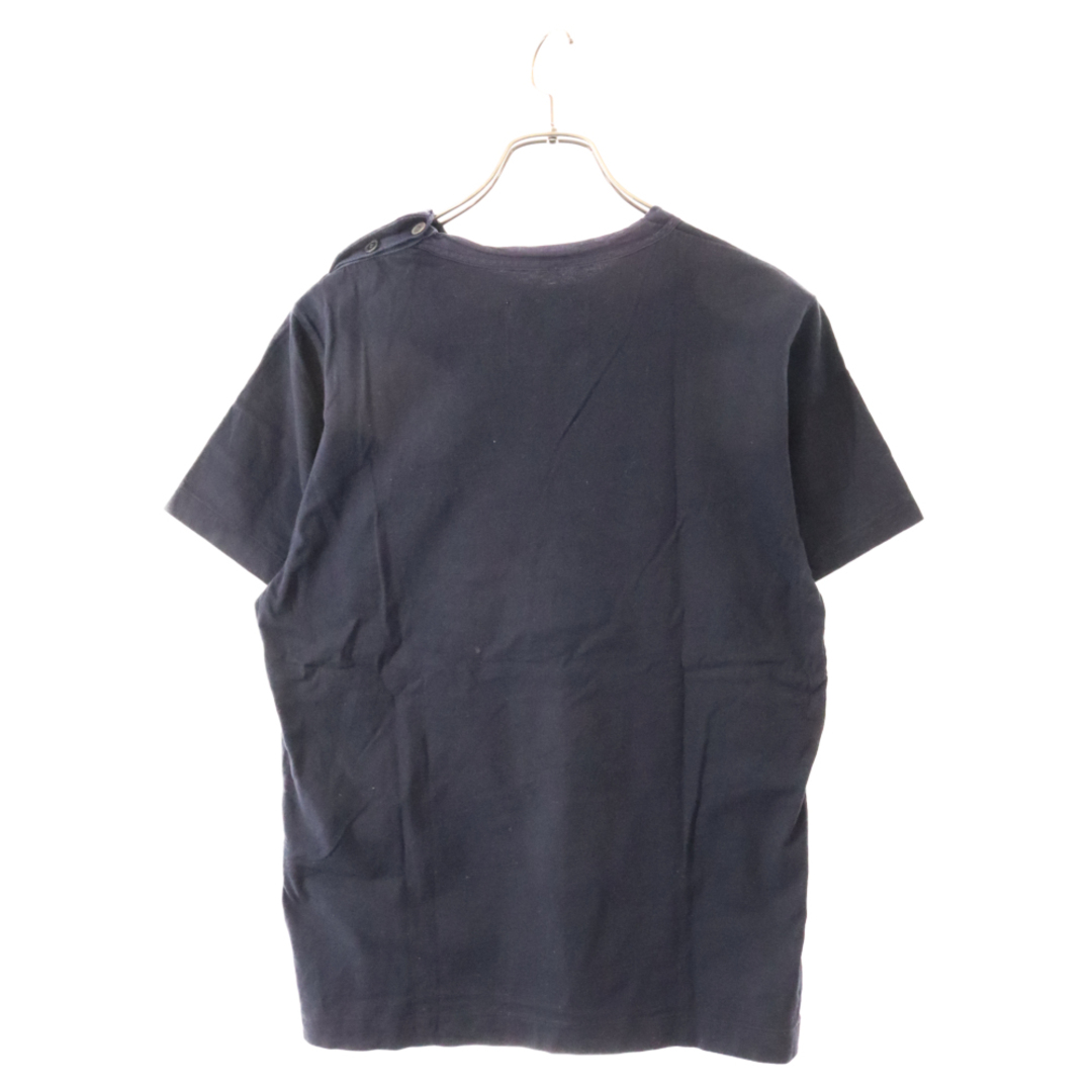 sacai(サカイ)のSacai サカイ 19SS SHORT SLEEVE CUTSEWN コットン 半袖 ボタン付き Tシャツ ネイビー SCM-020 メンズのトップス(Tシャツ/カットソー(半袖/袖なし))の商品写真