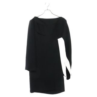 ジェイダブリューアンダーソン(J.W.ANDERSON)のJ.W.ANDERSON ジェー ダブリュー アンダーソン 14AW LIGHTWIGHT TWILL LOOP SLEEVE DRESS ライトウェイト ツイル ロープスリーブ ドレス ブラック WPF14DR08 レディース(ひざ丈ワンピース)