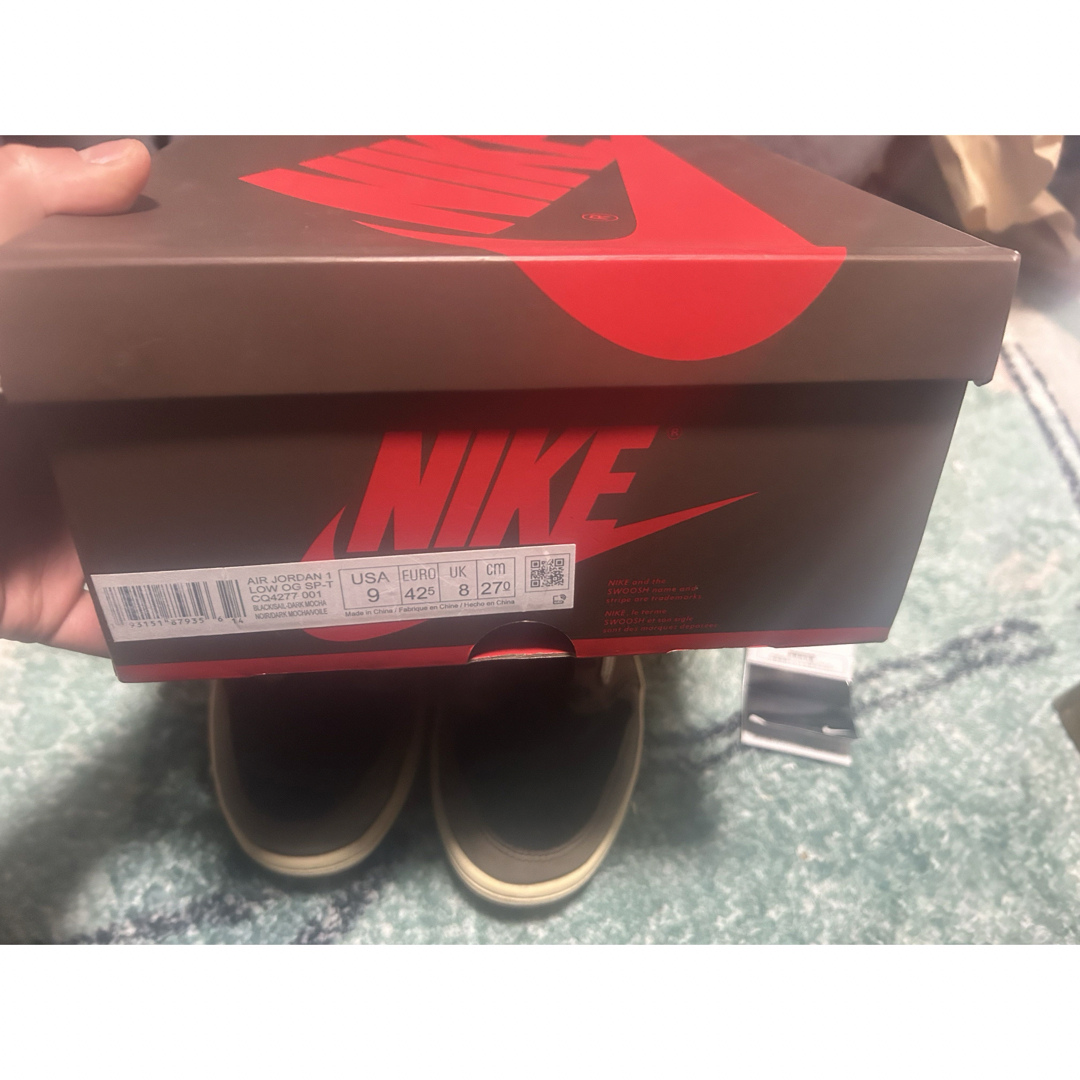 Jordan Brand（NIKE）(ジョーダン)のTravis Scott × Air Jordan 1 Low Mocha メンズの靴/シューズ(スニーカー)の商品写真