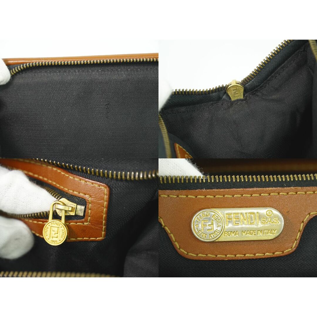 FENDI - 本物 フェンディ FENDI ペカン ミニ ボストンバッグ FENDI - 本物 フェンディ FENDI ペカン ミニ ボストンバッグ