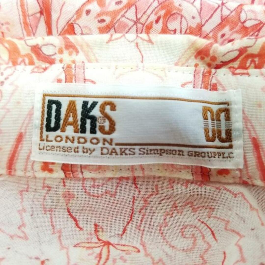 DAKS(ダックス)のDAKS(ダックス) 長袖シャツブラウス サイズ9R レディース - オレンジ×白×マルチ ペイズリー柄 レディースのトップス(シャツ/ブラウス(長袖/七分))の商品写真