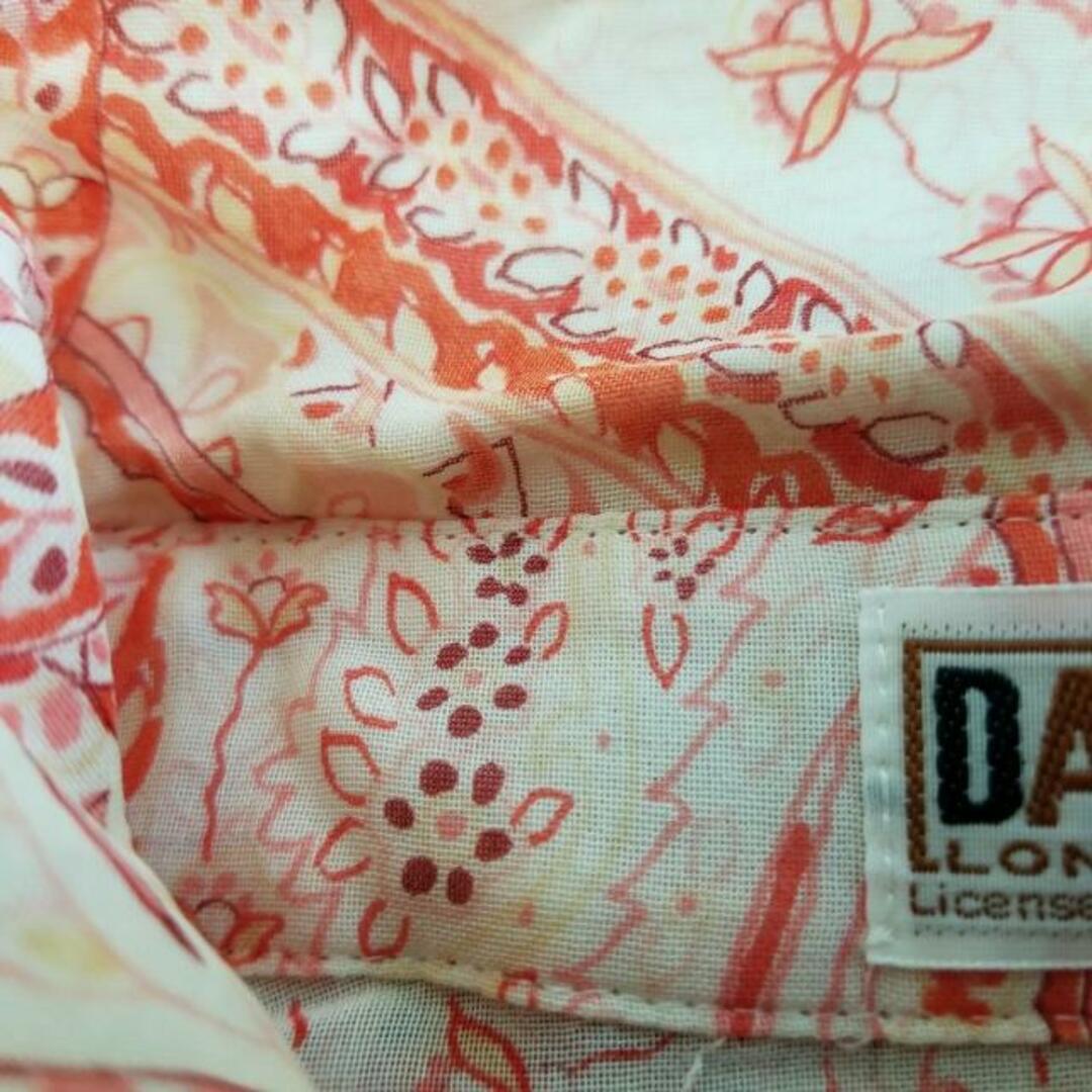 DAKS(ダックス)のDAKS(ダックス) 長袖シャツブラウス サイズ9R レディース - オレンジ×白×マルチ ペイズリー柄 レディースのトップス(シャツ/ブラウス(長袖/七分))の商品写真
