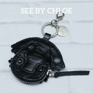 Chloe - 【匿名配送】シー バイ クロエ キーホルダー キーリング カエル 黒