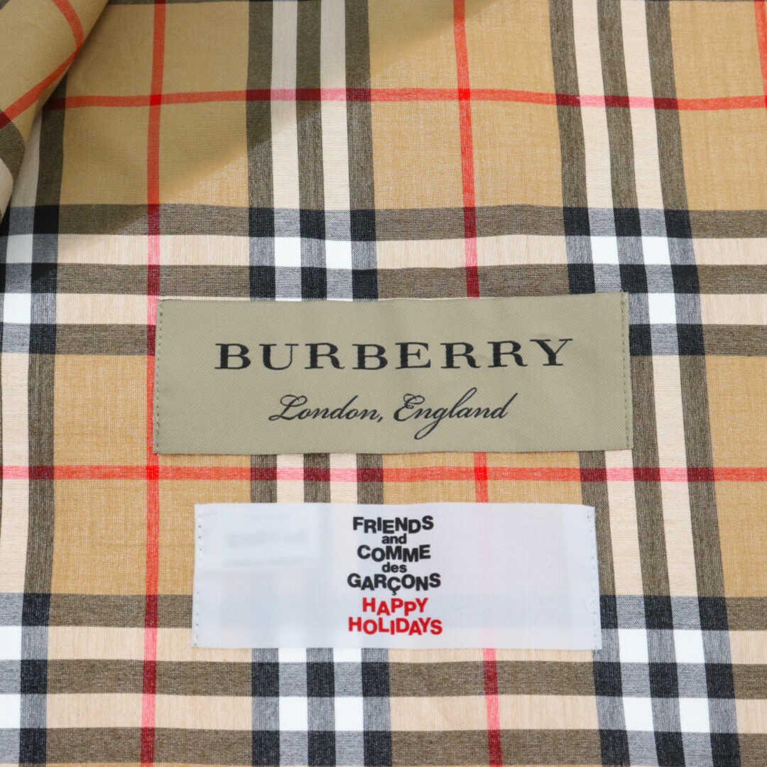 COMME des GARCONS(コムデギャルソン)のCOMME des GARCONS コムデギャルソン 18AW×BURBERRY バーバリー メッセージプリントノヴァチェックスカーフ ストール ベージュ OB-K401 メンズのファッション小物(ストール)の商品写真