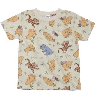 ディズニー(Disney)のディズニー　くまのプーさん　プーさん　Tシャツ　半袖　黄色　イエロー　110(Tシャツ/カットソー)