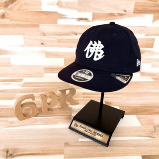 ニューエラー(NEW ERA)の超激レア【ニューエラ×ブッダブランド】限定コラボ イル文字 キャップ 紺×白(キャップ)