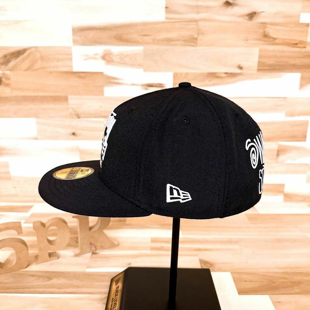 NEW ERA(ニューエラー)の超激レア【ニューエラ×ステューシー×スワッガー】トリプル限定コラボ キャップ 黒 メンズの帽子(キャップ)の商品写真