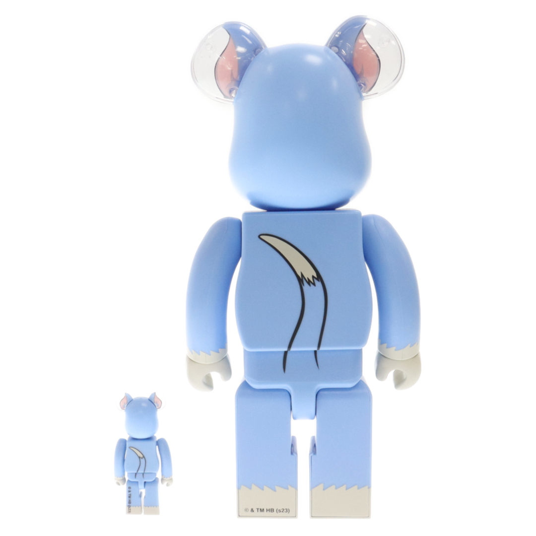 MEDICOM TOY(メディコムトイ)のMEDICOM TOY メディコムトイ BE@RBRICK TOM Classic Color 100%&400% ベアブリック トムとジェリー トム クラシックカラー フィギュア ブルー エンタメ/ホビーのフィギュア(その他)の商品写真