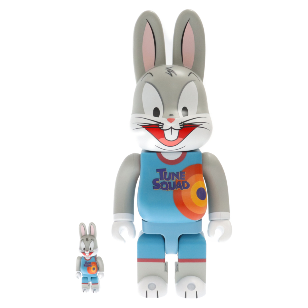 MEDICOM TOY(メディコムトイ)のMEDICOM TOY メディコムトイ  R@BBRICK SPEACE JAM BUGS BUNNY 100%&400% ベアブリック スペース ジャム バッグス バニー フィギュア グレー エンタメ/ホビーのフィギュア(その他)の商品写真