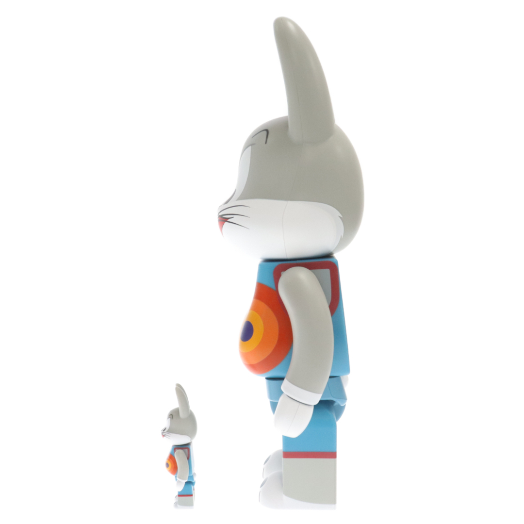 MEDICOM TOY(メディコムトイ)のMEDICOM TOY メディコムトイ  R@BBRICK SPEACE JAM BUGS BUNNY 100%&400% ベアブリック スペース ジャム バッグス バニー フィギュア グレー エンタメ/ホビーのフィギュア(その他)の商品写真