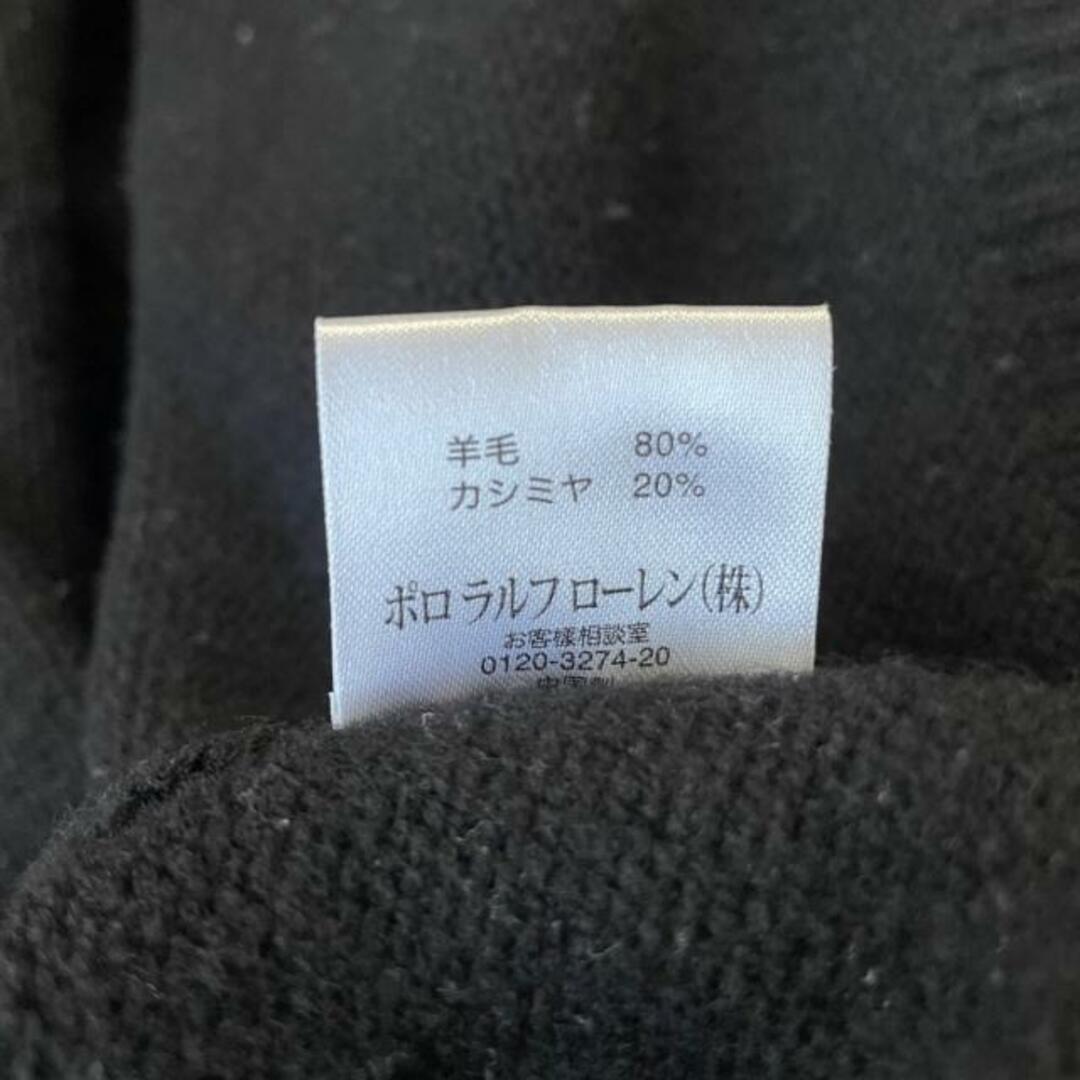 Ralph Lauren(ラルフローレン)のRalphLauren(ラルフローレン) カーディガン サイズ5F M レディース - 黒 長袖 ウール、カシミヤ レディースのトップス(カーディガン)の商品写真