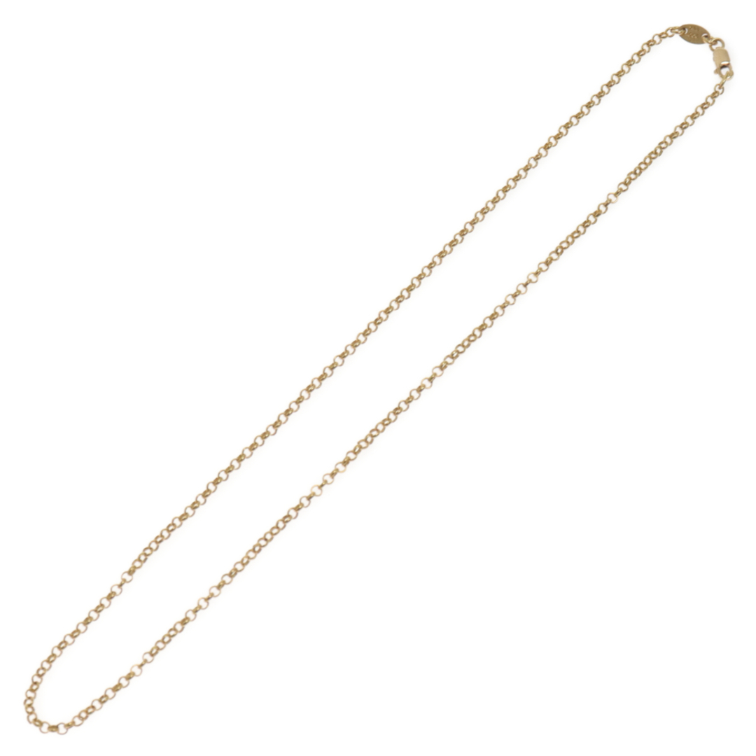 Chrome Hearts(クロムハーツ)のCHROME HEARTS クロムハーツ 22K NECKCHAIN R20/ロールチェーン20inch ゴールドネックレス メンズのアクセサリー(ネックレス)の商品写真