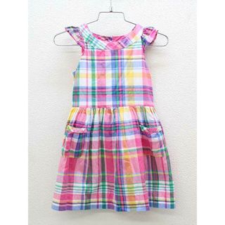 ラルフローレン(Ralph Lauren)の■ラルフローレン/Ralph Lauren■90cm ノースリーブワンピース ピンク系【中古】子供服 キッズ kids ベビー服 baby 女の子 夏 507032 onepi(ワンピース)