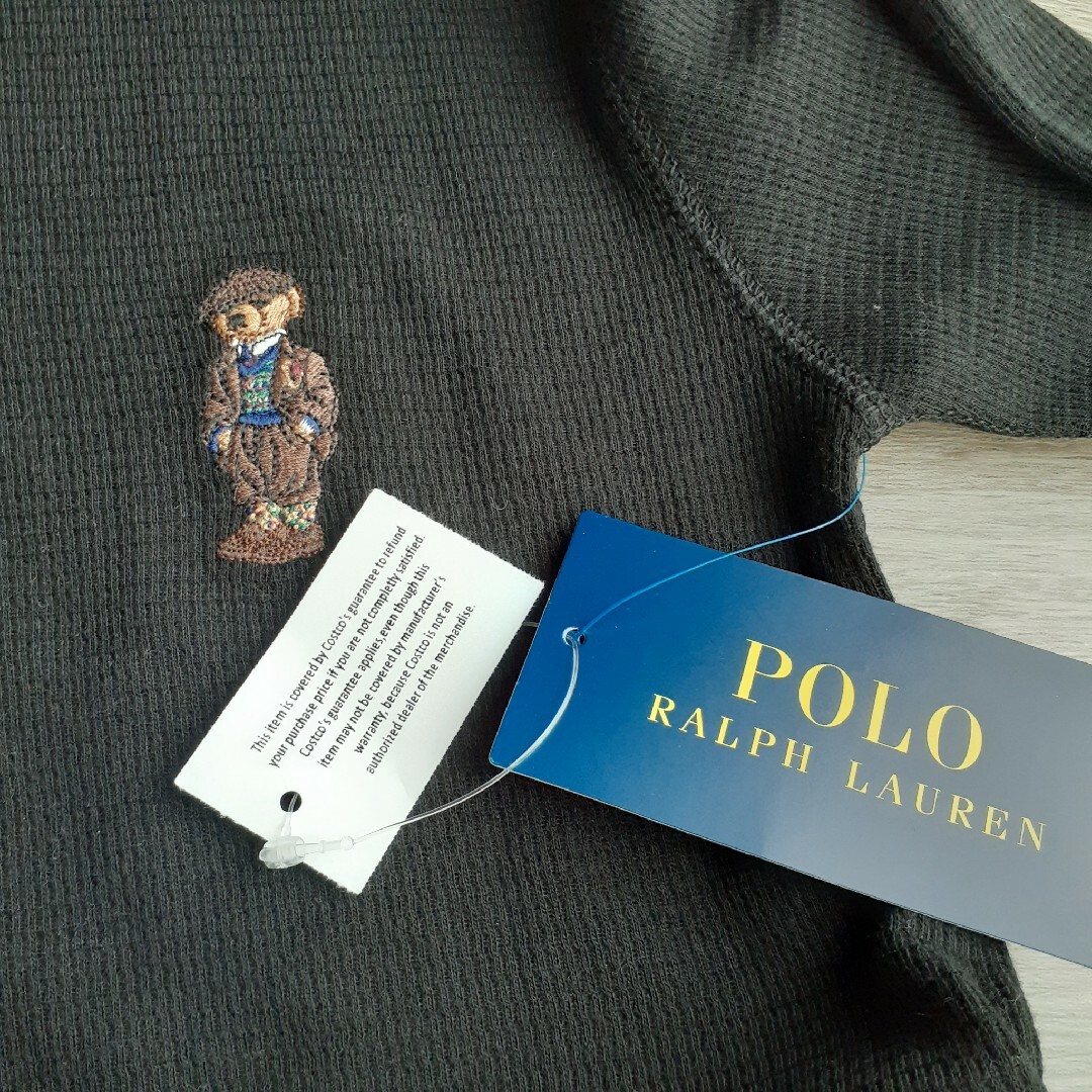 POLO RALPH LAUREN(ポロラルフローレン)のポロラルフローレン メンズ ロンT 長袖カットソー サーマル ワッフル ベア刺繍 メンズのトップス(Tシャツ/カットソー(七分/長袖))の商品写真