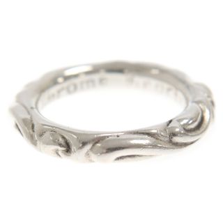 クロムハーツ(Chrome Hearts)のCHROME HEARTS クロムハーツ SCRL BAND スクロールバンドリング シルバー(リング(指輪))