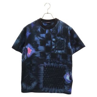 ルイヴィトン(LOUIS VUITTON)のLOUIS VUITTON ルイヴィトン 21AW SOLT PRINT TEE LVソルト総柄Tシャツ ブルー RM212M DT3 HLY15W(Tシャツ/カットソー(半袖/袖なし))