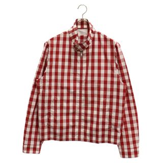 PRADA - PRADA プラダ 23SS チェック柄 ジップアップブルゾン PRADA - PRADA プラダ 23SS チェック柄 ジップアップブルゾン