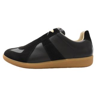 Maison Martin Margiela - Martin Margiela マルタンマルジェラ Calfskin ジャーマントレーナー スニーカー ブラックS57WS0236 P1895 H685