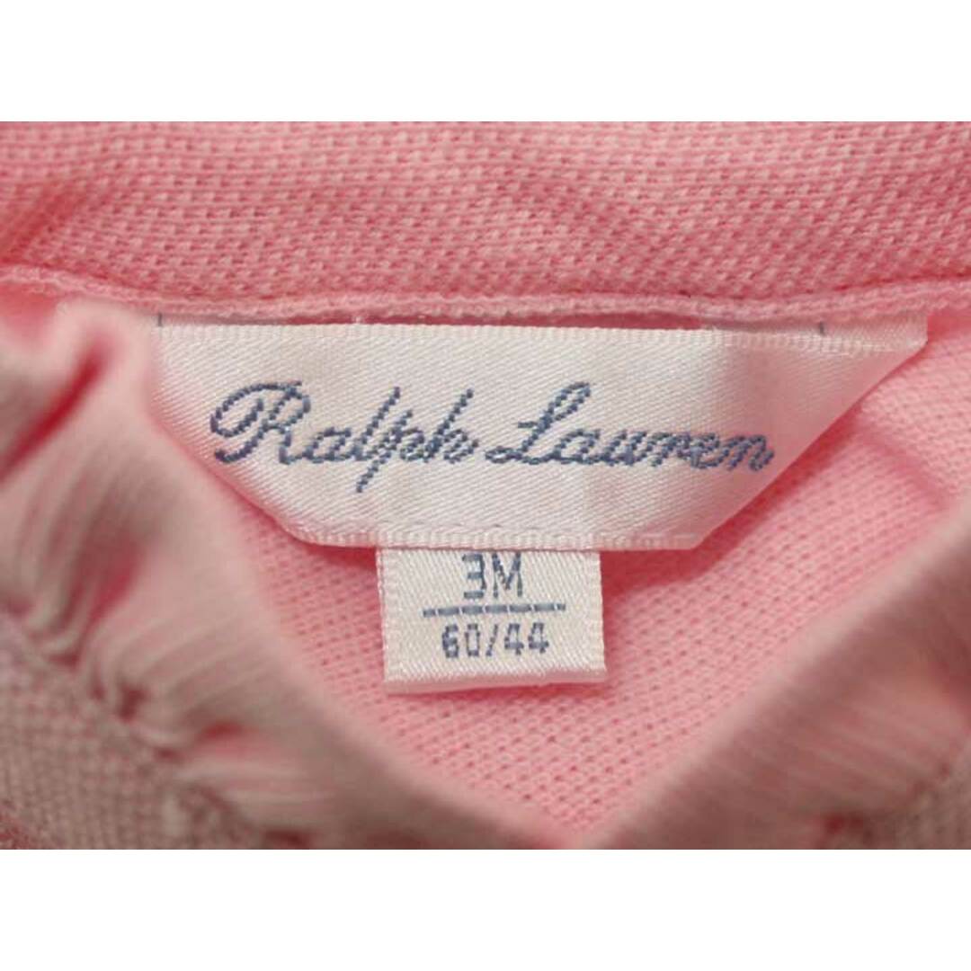 Ralph Lauren(ラルフローレン)の■ラルフローレン/Ralph Lauren■60cm ノースリーブワンピース ピンク ブルマ付き【中古】子供服 キッズ kids ベビー服 baby 女の子 夏 526032 onepi キッズ/ベビー/マタニティのベビー服(~85cm)(ワンピース)の商品写真